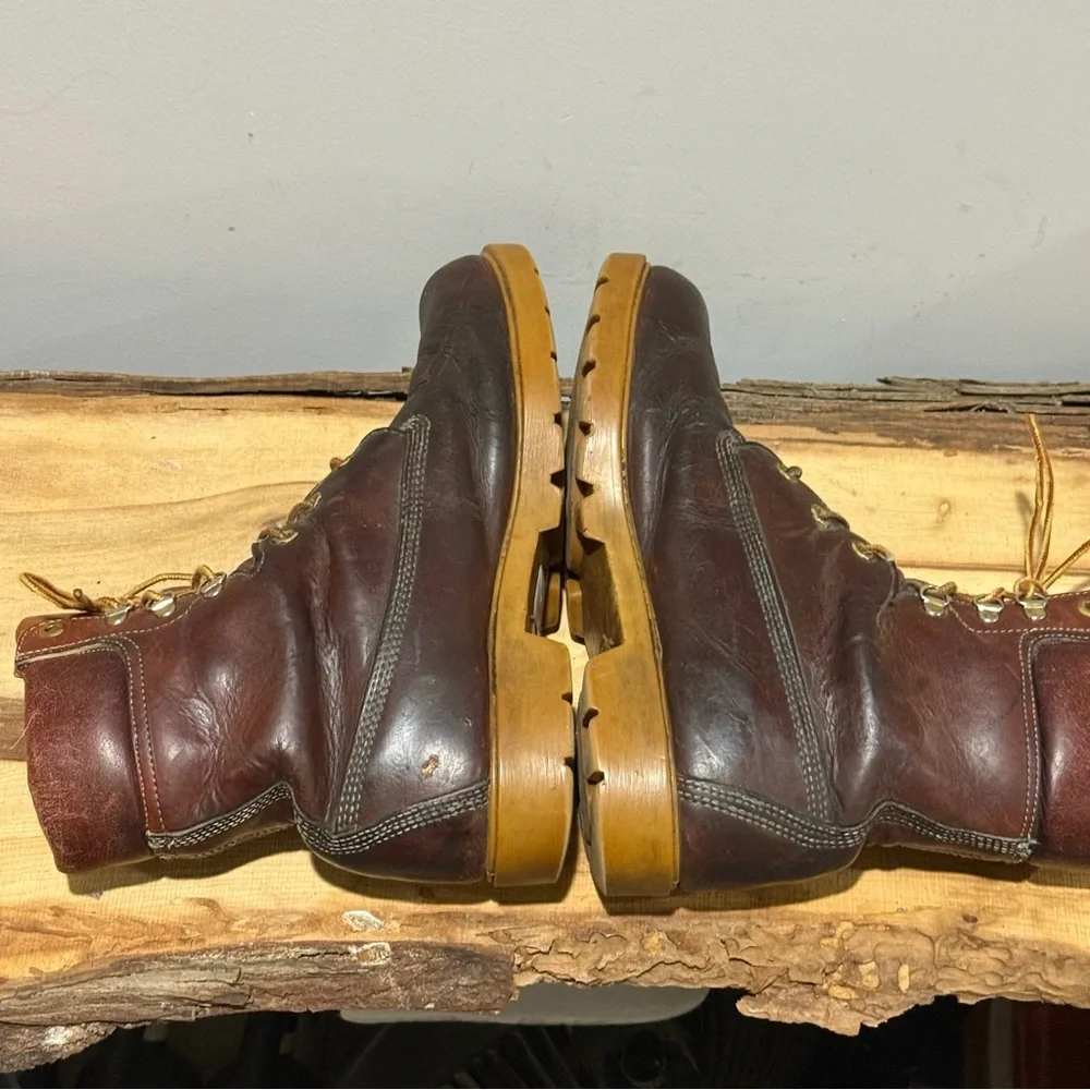Vintage Land Rover by Thom McAn Weathered‎ Leather Boots Size 9 A44
